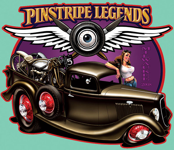 2008 Pinstripe Legends tin by Del Swanson