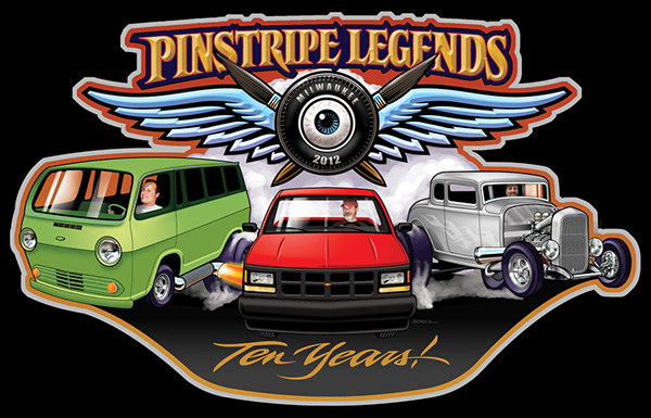 2012 Pinstripe Legends tin by Del Swanson