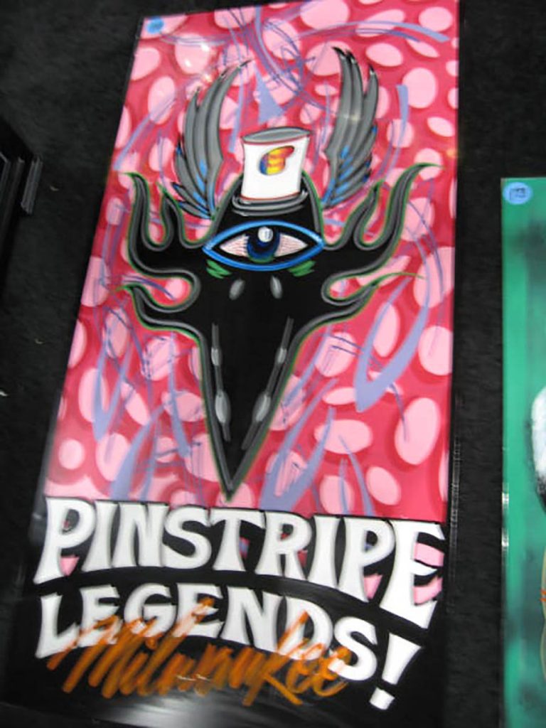 2010 Pinstripe Legends art auction item