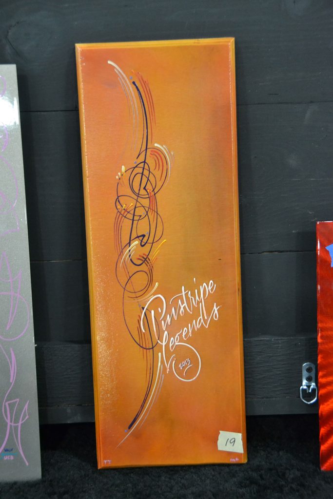 2013 Pinstripe Legends art auction item