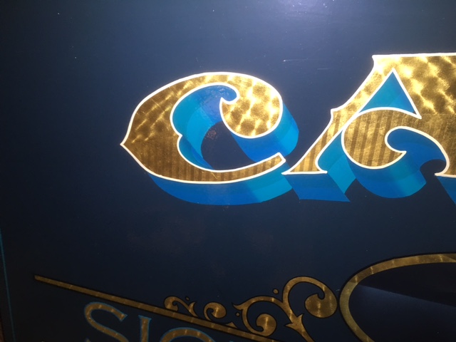 Caroline Connors Paint, Pinstripes, Lettering and Gold Leaf